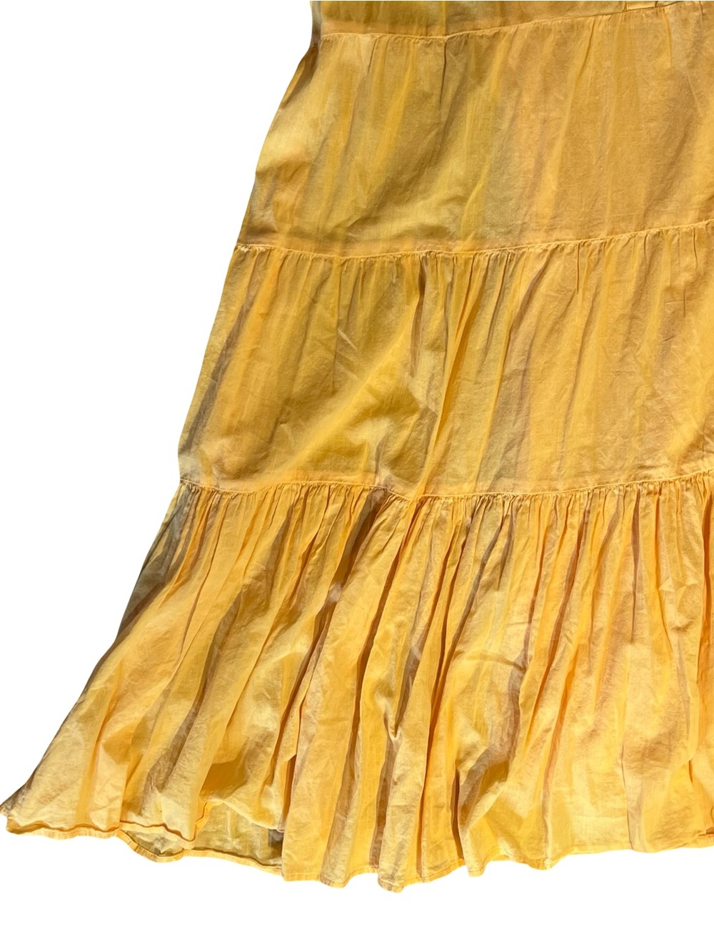 Sundance Yellow Tiered Midi Dress - Picture 9 of 13